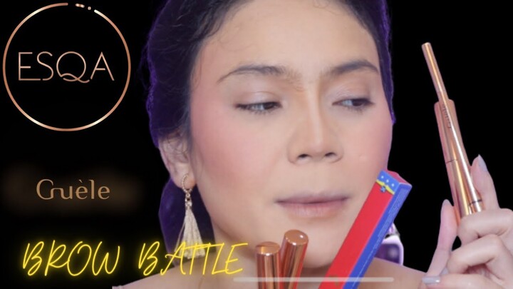 BROW BATTLE | GUELE ESQA BROW PENCIL & BROW MASCARA