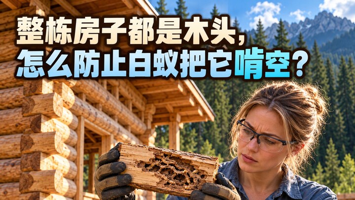 Seluruh rumah terbuat dari kayu, bagaimana cara mencegah rayap menggerogotinya hingga kosong?