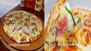 Món Ngon Hàn Quốc ❤️ Cách làm Pizza siêu ngon trên đường phố Hàn Quốc 🍣 Yummy Food #3🍀