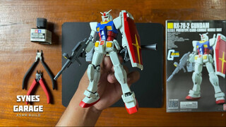 沉浸式拼装模型：万代 HG 元祖高达 RX-78-2 新生版