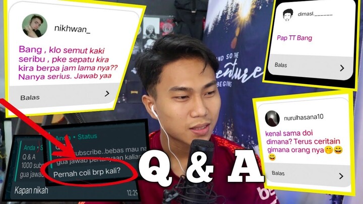 Q & A  : Cengang lihat Pertanyaan Aneh Netizen