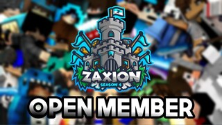 OPEN MEMBER ZAXION S4 #zaxions4aja