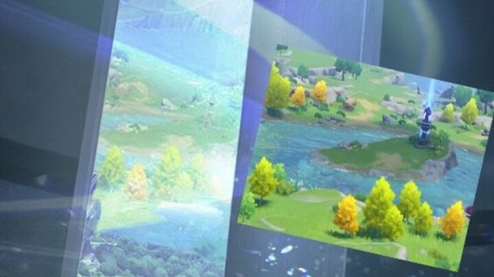 The promotional image of the Honor of Kings game actually uses the map of Genshin Impact?