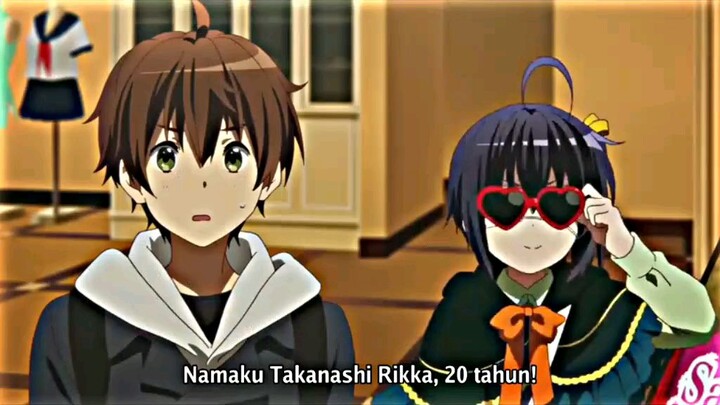 momen romantis yuuta dan rikka