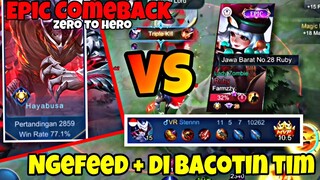 3K Match Hayabusa vs Top Ruby ! Epic Comeback Zero To Hero ! Stenly Hayabusa