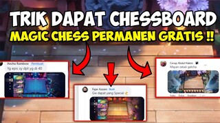WAJIB COBA !! CARA DAPAT CHESSBOARD GRATIS DI MAGIC CHESS MOBILE LEGENDS !! TONTON SAMPAI HABISS !!