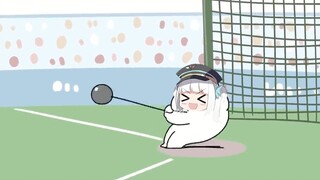 The stadium is full of whirlwind
