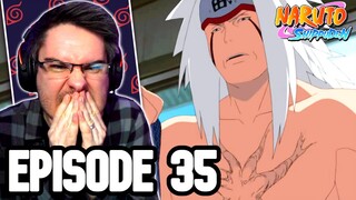 JIRAIYA'S SCARS! | Naruto Shippuden Episode 35 REACTION | Anime Reaction