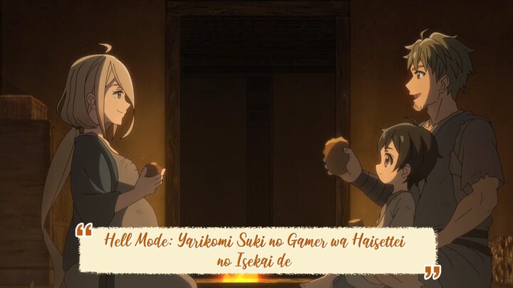 Hell Mode: Yarikomi Suki no Gamer wa Haisettei no Isekai de Musousuru English Subbed!!! Episode 1!!!
