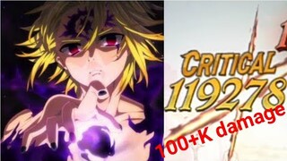 100+K damage! Di PVP (Red Meliodas) | Seven deadly sins : Grand cross Indonesia.