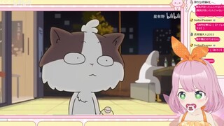 Peri Jepang menonton animasi "Intuition" karya Hoshi Arino