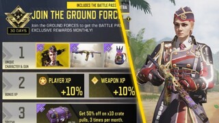 NEW SUBSCRIPTION REWARDS: GROUND FORCES in SEASON 3! COD MOBILE