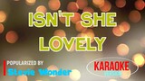 Isn't She Lovely - Stevie Wonder | Karaoke Version |HQ 🎼📀▶️