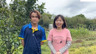 Ra vườn nướng thịt bò cuốn lá lốt, thịt gà, tôm Thái và lòng non với em trai 1