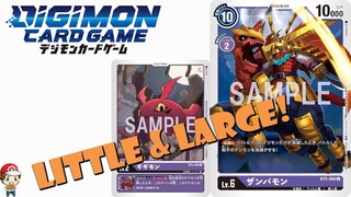 Really Big and Rather Little Purple Digimon Revealed!  (Digimon TCG - Battle of Omega Reveals)