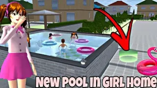 New Pool In Girl's Home | Sakura School Simulator | Gweyc Gaming