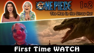 MOM JOINS ANIME! One Piece 1x2 REACTION!! The Man in the Straw Hat
