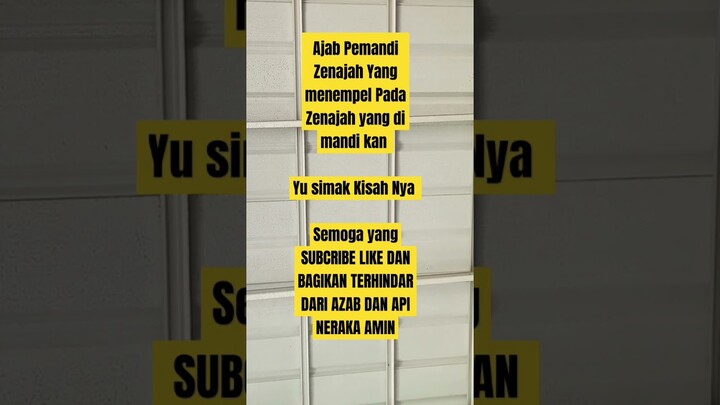 Azab Pemandi Zenajah Yang nempel ke Zenajah yang di mandikan #viralvideo #fypシ゚viral #shots  #fy