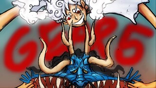 The Ending of Kaido Era - Gear 5 vs Kaido Onepiece coloring timelapse