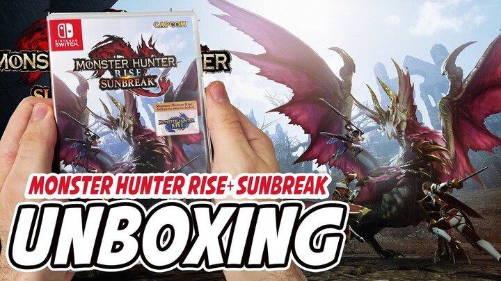 Monster Hunter Rise + Sunbreak (Nintendo Switch) Unboxing