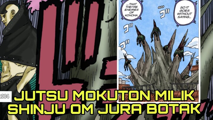 jutsu mokuton milik shinju om jura botak  #boruto #anime #bestofbest