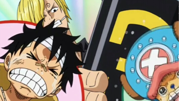 One Piece: Dari awal Sanji tidak memakai cross-dressing, dan pada akhirnya dia ditampar wajahnya dan