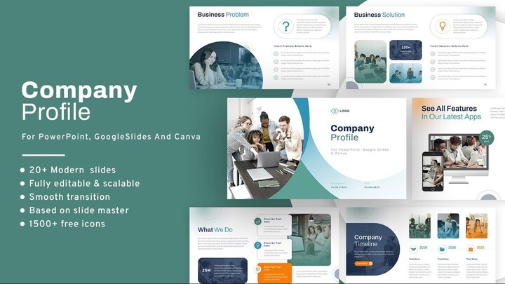 Creative Company Profile Presentation Template