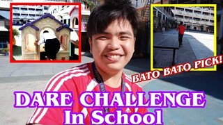 DARE CHALLENGE WITH MY CLASSMATE (TUMAKBO AKO SA SCHOOL? HAHAHA) | ARKEYEL CHANNEL