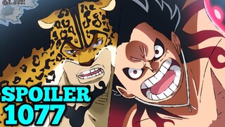 One Piece SPOILER 1077: CASI COMPLETO, CAPITULAZOOOO!!!