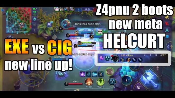 NEW LINE UP NG EXE AT CIG NAGLABAN! | Mobile Legends