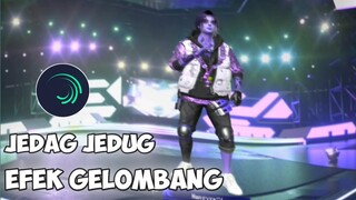 CARA EDIT VIDEO FF JEDAG JEDUG KE SAMPING EFEK GELOMBANG DI ALIGHT MOTION