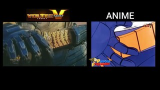 Voltes V Legacy with Comparison to the anime