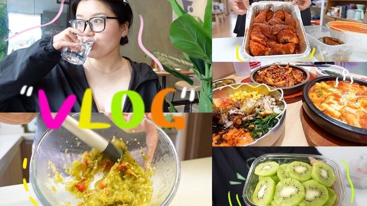 VLOG.123｜ทุกครั้งที่ออกกำลังกายสะโพกและขาเสร็จ ก็ไม่หิวเลยสักนิด! / ซุปเนื้อรสเผ็ดกับไก่ย่างเครื่องแ