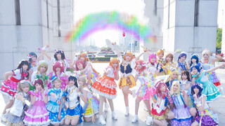 Lovelive&BDF, All 27 People Danced Rainbow Beat[BDF 2020-Shanghai]