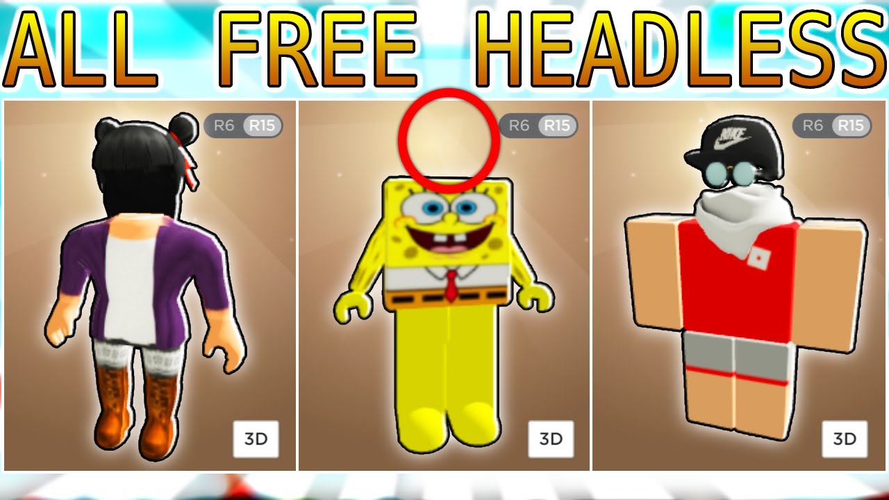 Roblox Free Headless Head Files!!!!!!!!!!!! by The Roblox And FNF Modder