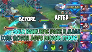 SOLO RANK EPIC MALAH. PARA PUBLIC PICK MAGE SEMUA AUTO 5 MAGE VS EVERYBODY. BANTAI! - MOBILE LEGENDS