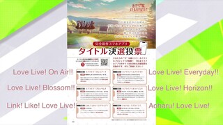 Help Name the Next Love Live! Project!