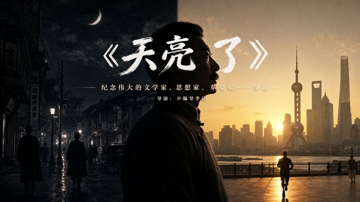 A commemorative short film about Lu Xun, “The Dawn Has Broken.” He closed his eyes in the long night