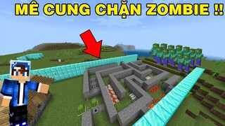 Mình Đã Làm Mê Cung Chặn | Đại Dịch Zombie Vào Nhà Dân Làng | TRONG MINECRAFT PE..!!
