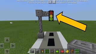 Cara membuat lampu merah di minecraft