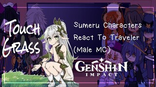 🍃💭||Sumeru Characters React To Traveler (Male MC) 1/2||🎭🎉