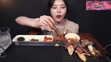 Món Hàn : Thưởng thức bò cùng nấm nướng 8 #bepHan
