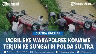 Viral Mobil Eks Wakapolres Konawe Kompol Alwi Terjun ke Sungai di Markas Polda Sulawesi Tenggara