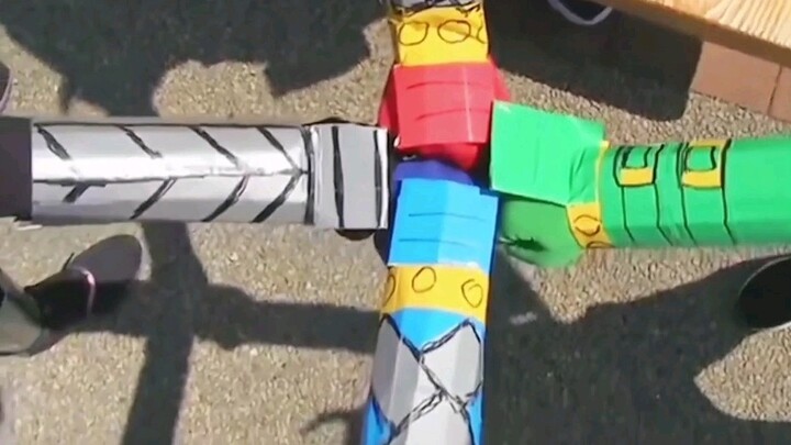 "Masked Rider Sword OP made by a foreign web master"