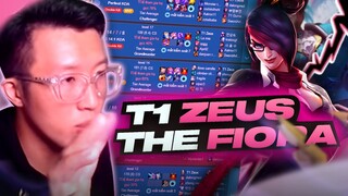 T1 ZEUS FIORA VS CAMILE, LUYỆN TẬP CHĂM CHỈ HỆ ĐẨY LẺ (LMHT)12.6