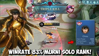 GA HARUS PARTY!! Ternyata Solo Ranked Bisa Dapat Winrate 80% Ke Atas? HOKI ATAU APA INI COK? 😱 MLBB