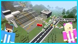 MIPAN & ZUZUZU Membuat Bandara Paling Besar Di Dunia! PESAWAT NYA BISA TERBANG - Minecraft Survival