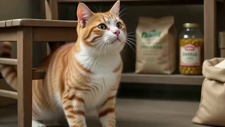 When the hunter becomes the hunted! 🙀 This smart bird used the ultimate "flour power" to scare away