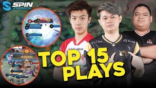 TOP 15 PLAYS MPL ID S10 WEEK 6! BTR MAXXX MANIAC, VYNN MENGGILA FATAL LINK ON POINT, R7 IS BACK