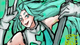 Lucky Cyan | To be Hero X timelapse drawing